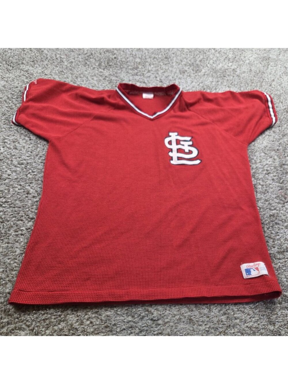 Vintage St Louis Cardinals Baseball Jersey Rawlings Adult XL Made In USA